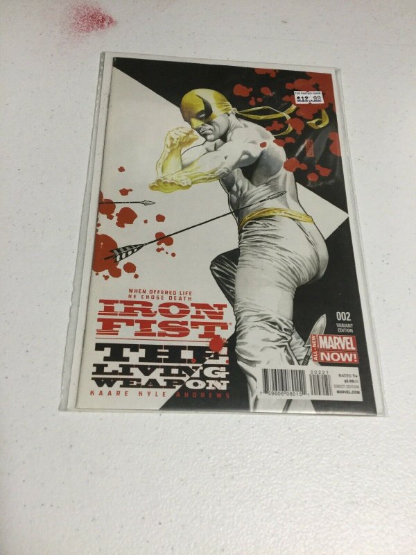 Iron Fist The Living Weapon 2 Variant Nm Near Mint Marvel Comics