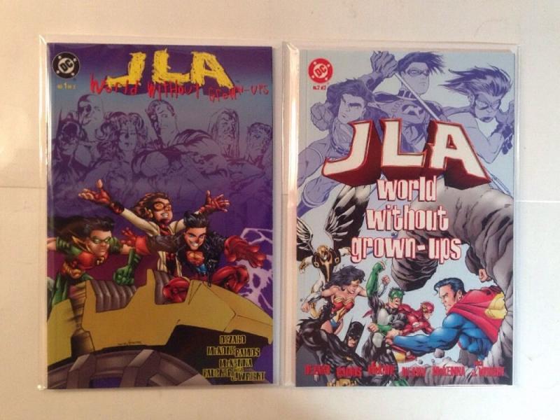 JLA World Without Grown-ups 1-2 Complete Near Mint Lot Set Run 