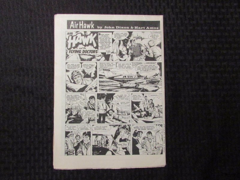 1972 MENOMONEE FALLS GAZETTE Comic Weekly #48 Nov 13 FN- 5.5 Air Hawk Ambler