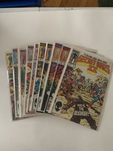 Secret Wars II #1-9 Lot Run Set Near Mint- 9.2 Marvel