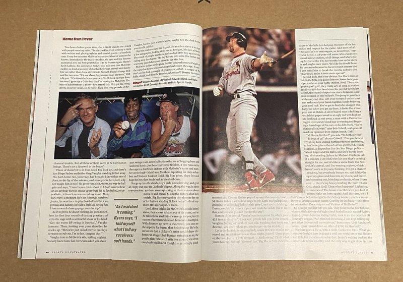 Sports Illustrated ( 8.5 VFN+ ) Mark McGwire / August 1998