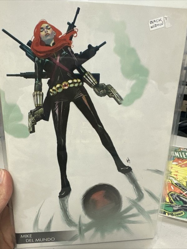 Marvel Comics 2018 INFINITY COUNTDOWN - BLACK WIDOW #1 Mike Del Mundo Variant A2