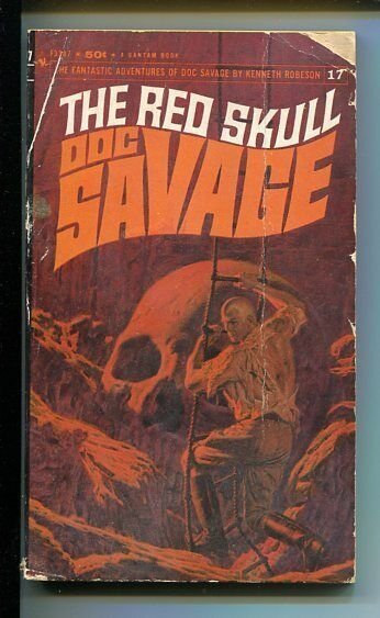 DOC SAVAGE-THE RED SKULL-#17-ROBESON-G- JAMES BAMA COVER-1ST EDITION G