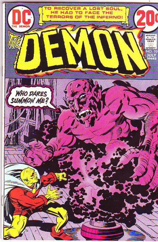 Demon, The #10 (Jul-73) NM- High-Grade Jason Blood, Merlin