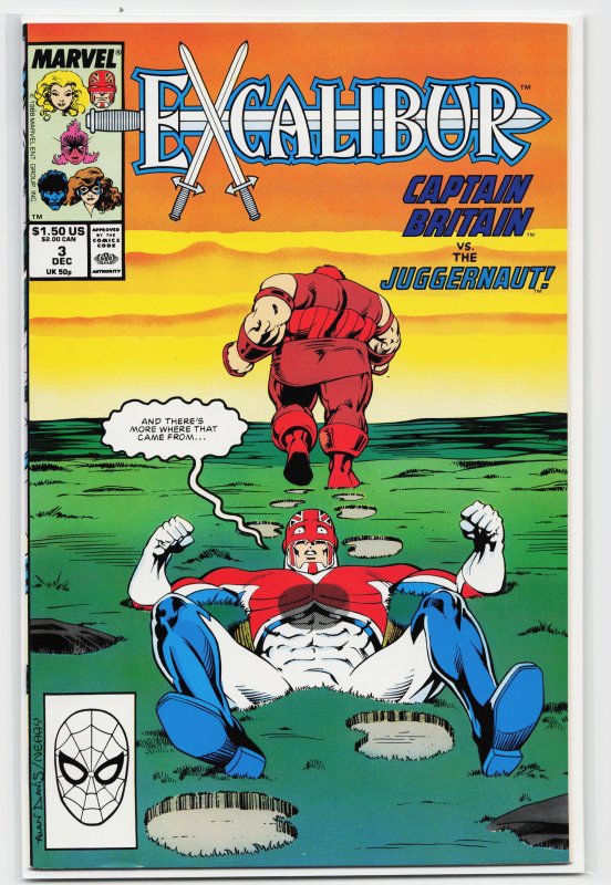 Excalibur #3 (1988) Excalibur