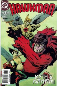 Hawkman #34 (2002 v4) Jimmy Palmiotti Justin Gray NM