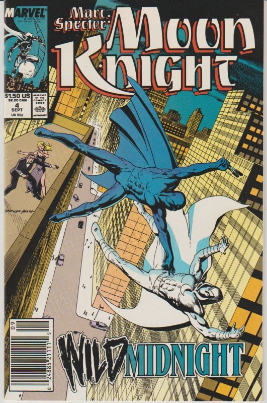 Marc Spector Moon Knight # 4 Newsstand Cover NM Marvel 1989 1st App Midnight[J7]