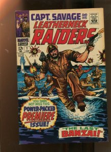 CAPT SAVAGE & HIS LEATHERNECK RAIDERS #1 (7.5) THE LAST BANZAI! 1967