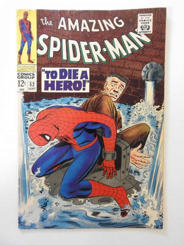 The Amazing Spider-Man #52 (1967) VG- Condition! 2 1 in tears front cover