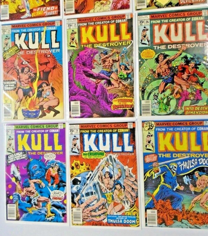 Kull the Conqueror (1st series) 18 diff from:#3-29 avg 7.0 (1972-78)