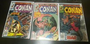 3PC CONAN LOT (8.0) #192-104!! 1974 