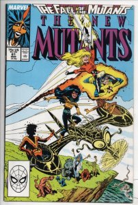 NEW MUTANTS #61, NM- Fall of the Mutants, Marvel 1983 1988, more in store