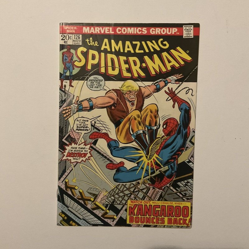 Amazing Spider-Man 126 Very Fine Vf 8.0 Marvel 1973