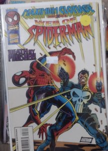 Web of spider-man # 127  1995 marvel DISNEY MAXIMUM CLONAGE PT 2 PUNISHER JACKAL