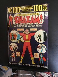 Shazam! #8 (1973) high-grade giant size key! First black Adam reprint! VF Wow!