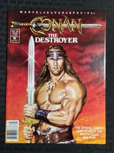 1984 CONAN THE DESTROYER Marvel Super Special #35 FVF 7.0 Comic Adaptation 
