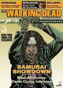 The Walking Dead Magazine #1 NYCC EXCLUSIVE MICHONNE COVER 2012 NM.