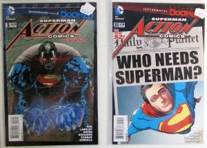2014 Action Lot of 2 #35, Annual 3 DC 2nd Series Doomed 1st Print Comics