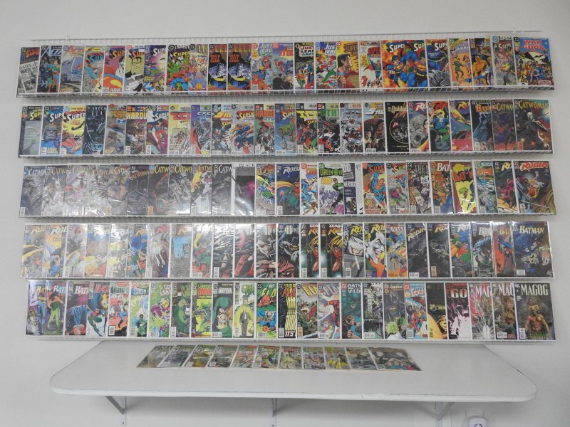 Huge Lot 130+ Comics W/ Batman, Superman, Catwoman+ Avg VF- Condition!!