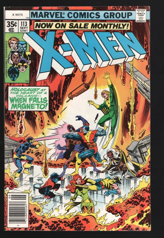 X-MEN 113 VF- 7.5  MAGNETO!  BYRNE ART/CLAREMONT STORY