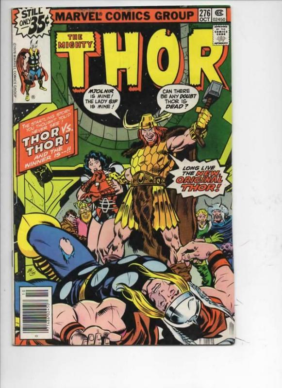 THOR #276 FN God of Thunder Odin Asgard Buscema 1966 1978, more Thor in store