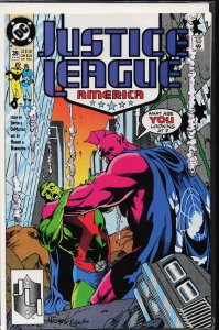 Justice League America #39 (1990) Martian Manhunter