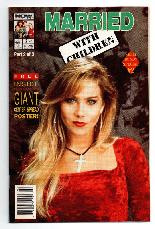 Married with Children #2 - Kelly Bundy special w/poster - Now - 1993 - (-NM) 