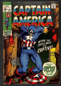 Captain America #125 VG+ 4.5 Marvel Comics