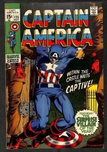 Captain America #125 VG+ 4.5 Marvel Comics