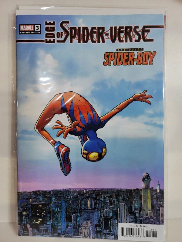 EDGE OF SPIDER-VERSE 3 SPIDER-BOY RAMOS VARIANT ORIGIN KEY BOOK SOLD OUT