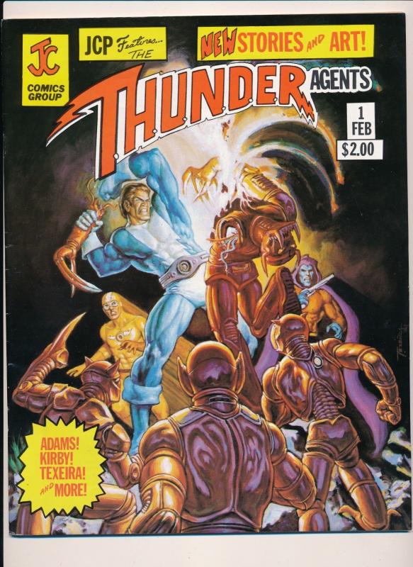 JC Comics Thunder Agents #1 Features Neal Adams, Jack Kirby FN (HX935) 