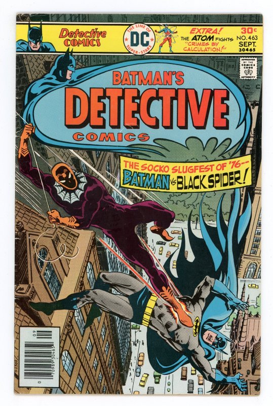 Detective Comics #463 Ernie Chan Mike Grell 1st Calculator 1st Black Spider FN+