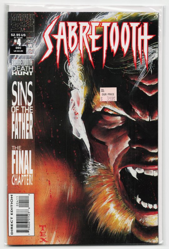 Sabretooth #4 (1993) Sabretooth