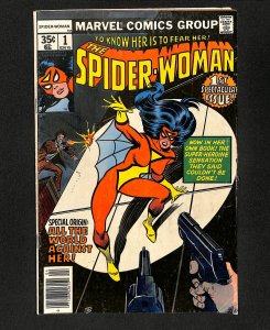 Spider-Woman (1978) #1 New costume and origin!