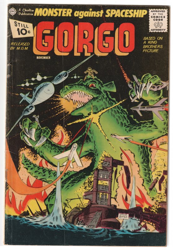 Gorgo #4 (1961) Steve Ditko cover!