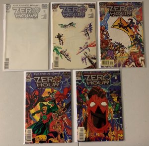 Zero Hour Crisis in Time set #0-4 DC 5 different books 8.0 VF (1994) 