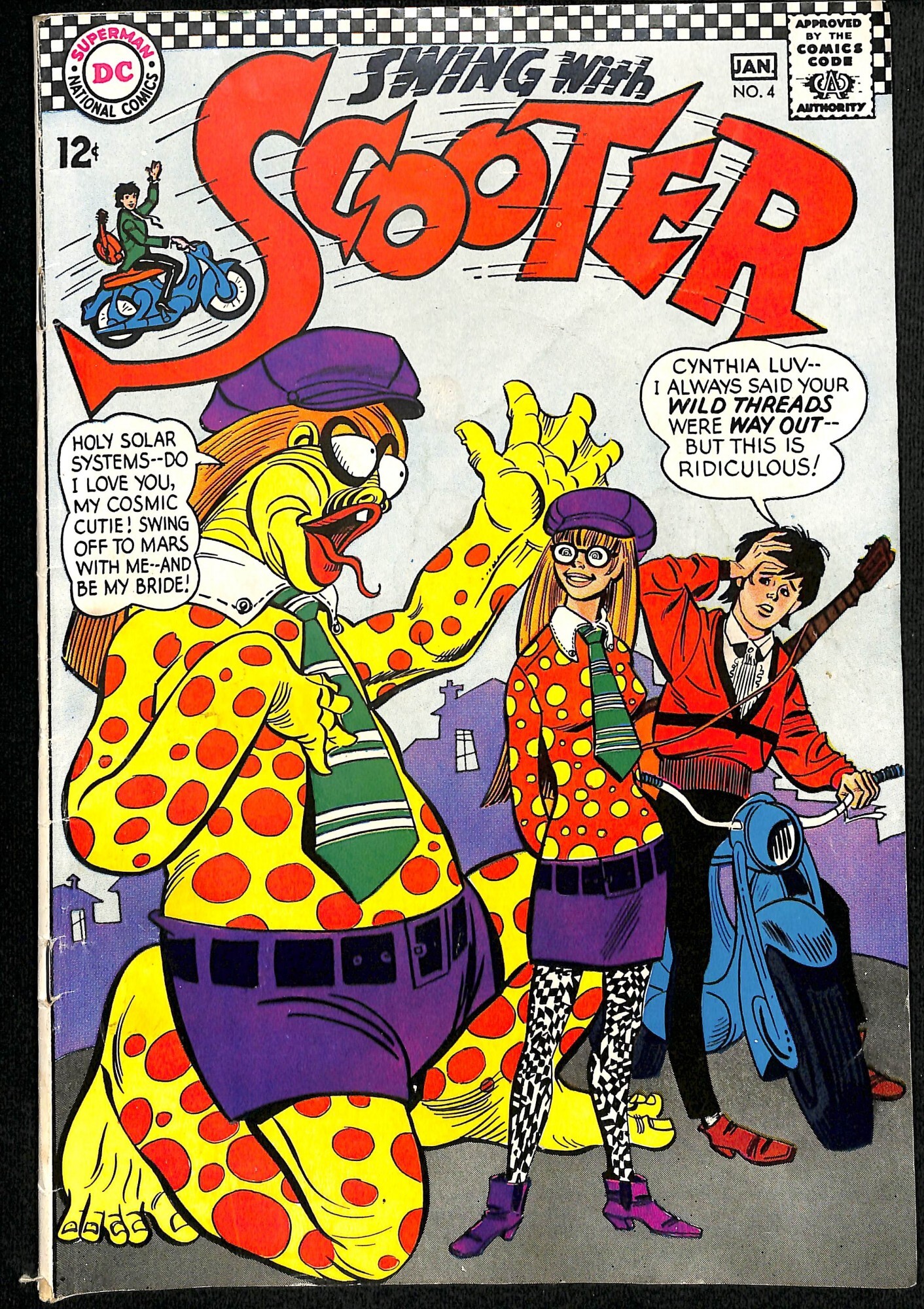 Swing With Scooter 4 (1967) Comic Books Silver Age, DC Comics