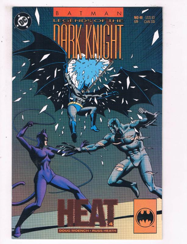 Batman Legends Of The Dark Knight #49 VF DC Comics Comic Book Moench 1993 DE21