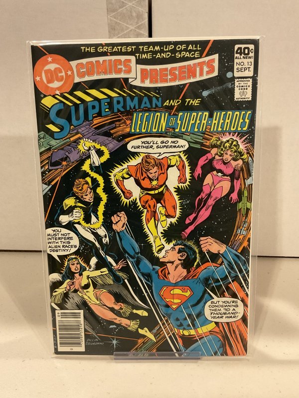 DC Comics Presents #13  VF 1979 Superman! Legion!