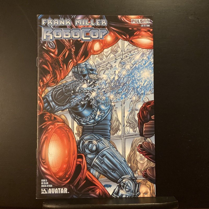 Avatar Press Pulsar Comics LTD 1000 variant Frank Miller Robocop #5 Sneak Attack