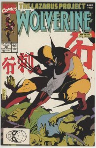 Wolverine #28 (1988) - 7.0 FN/VF *The Lazarus Project* 