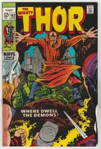 Thor #163 The Mighty strict NM- 9.2 High-Grade Warlock Him Cameo Richmond 20pct