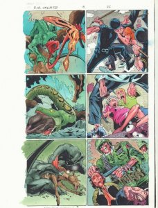 Spider-Man Unlimited #19 p.2 Color Guide Art - Jungle Action by John Kalisz