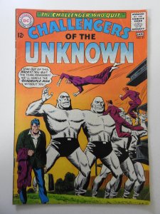 Challengers of the Unknown #41 (1965) VG Condition moisture stain