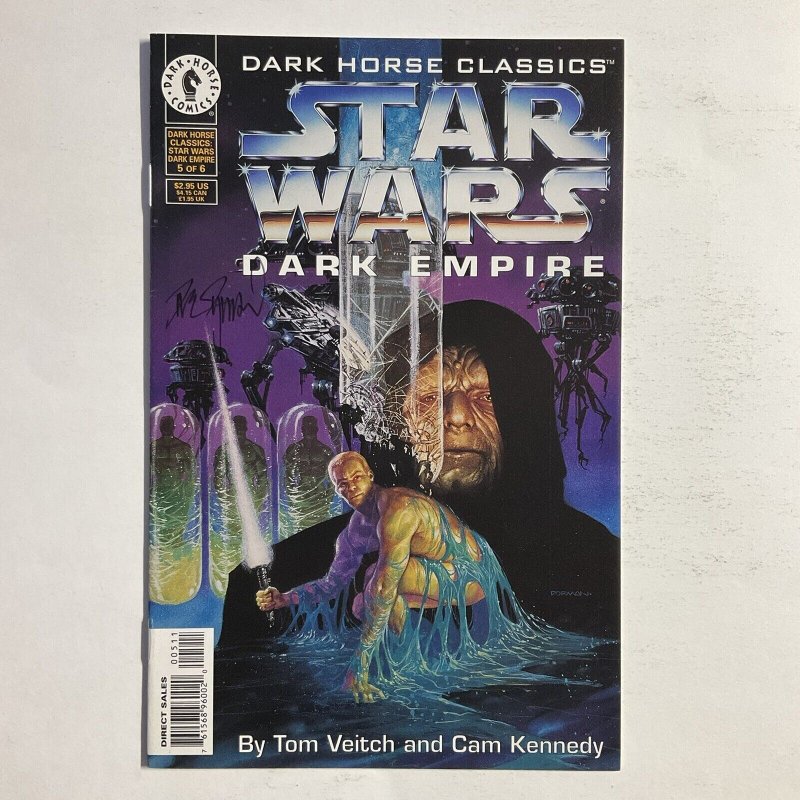 Star Wars Dark Horse Classics Dark Empire 5 1997 Signed by Dave Dorman Nm