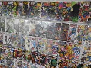 Huge Lot 150+ Comics W/ Hulk, Iron man, Captain America+ Avg VF- Condition!