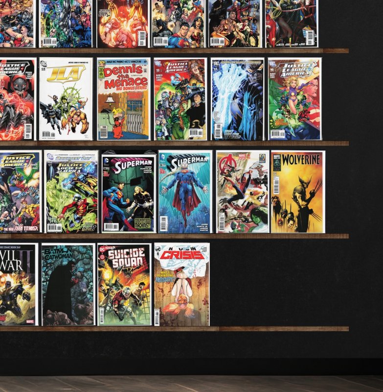 Huge Lot 150+ Comics with Wolverine, Jla: Year One, Superman, Hourman & More!