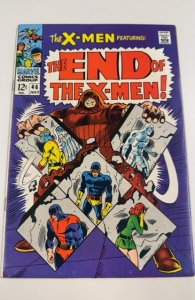 The X-Men #46 (1968)the end of the xmen - pen mark on back