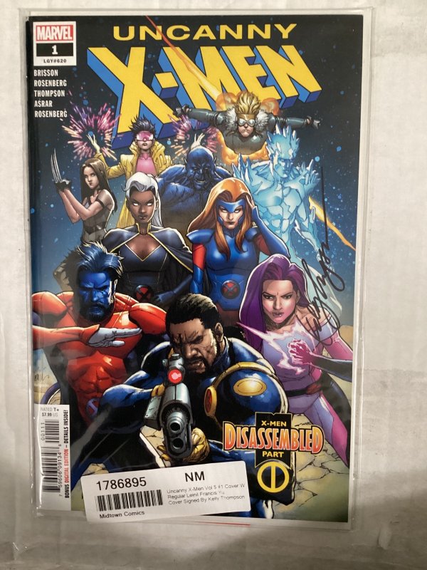 Uncanny X-Men #1 (2019) signed Kelly Thompson W/COA