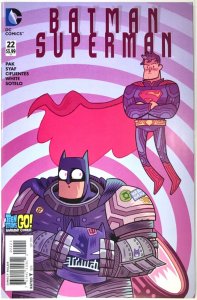 BATMAN SUPERMAN Comic Issue 22 — Teen Titans Go Variant Cover — 2015 DC Universe